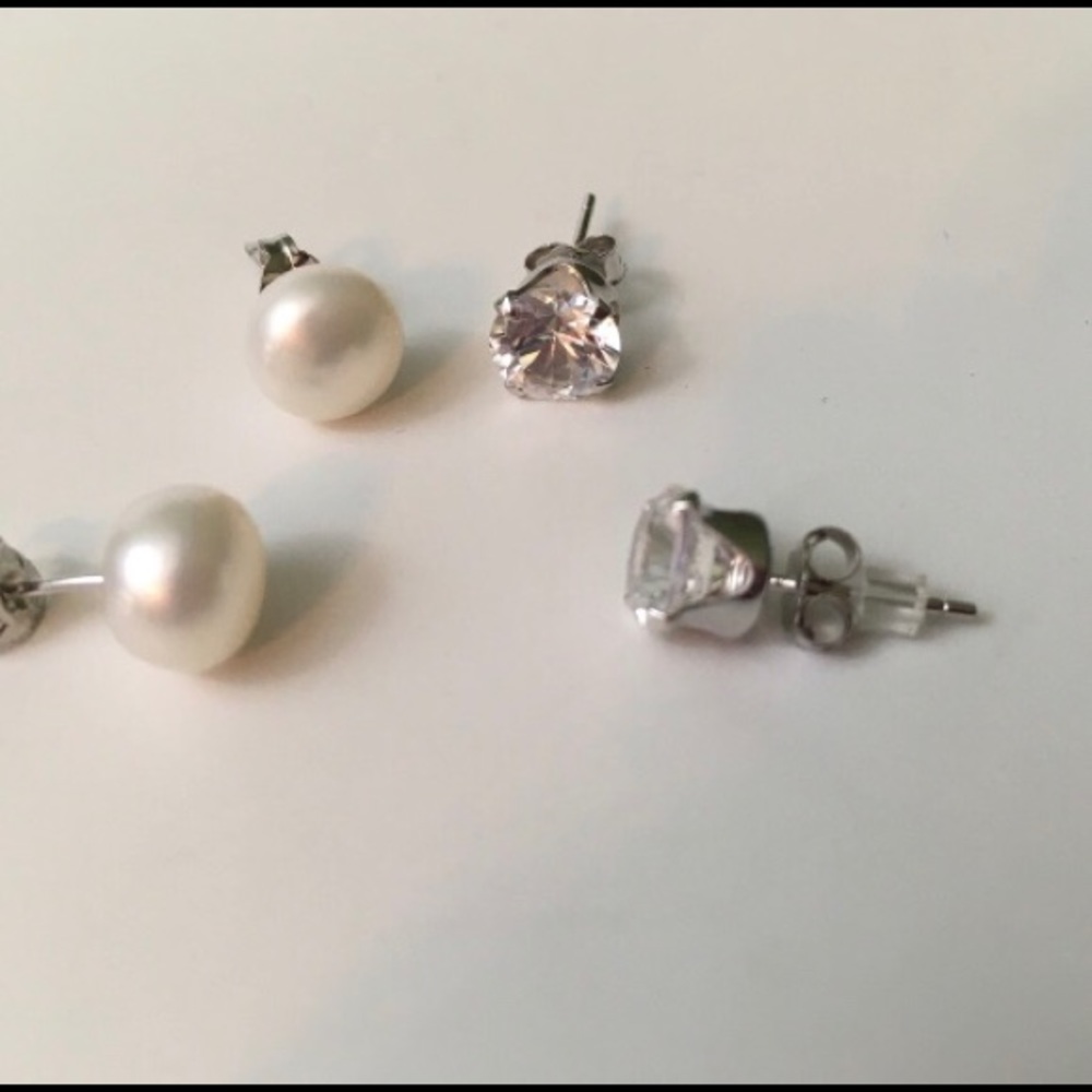 Sterling Silver Earrings - Picture 3 of 4